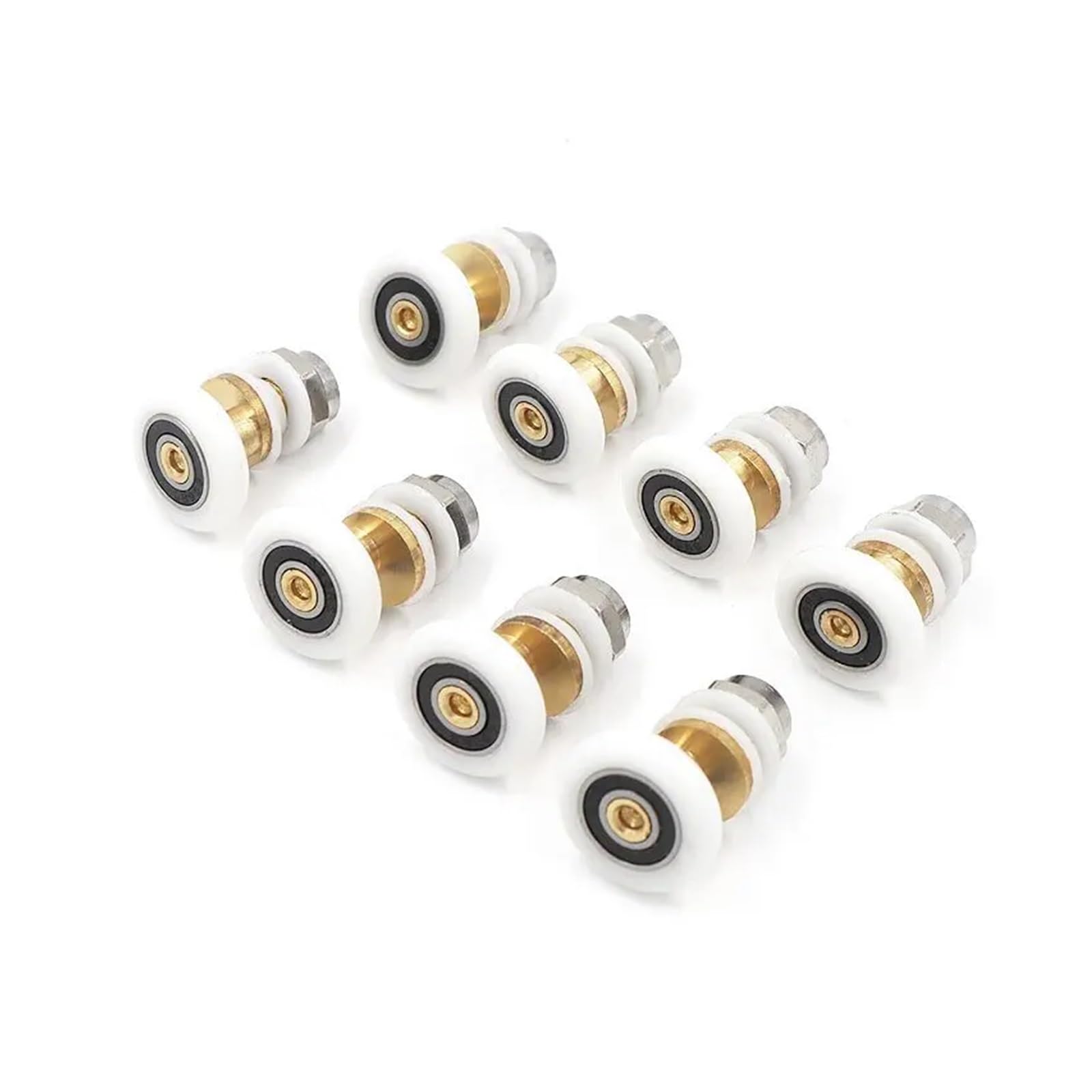 8 poleas for puerta corrediza de ducha de vidrio de 20/23/25/27 mm de diámetro for armario de baño(20mm)