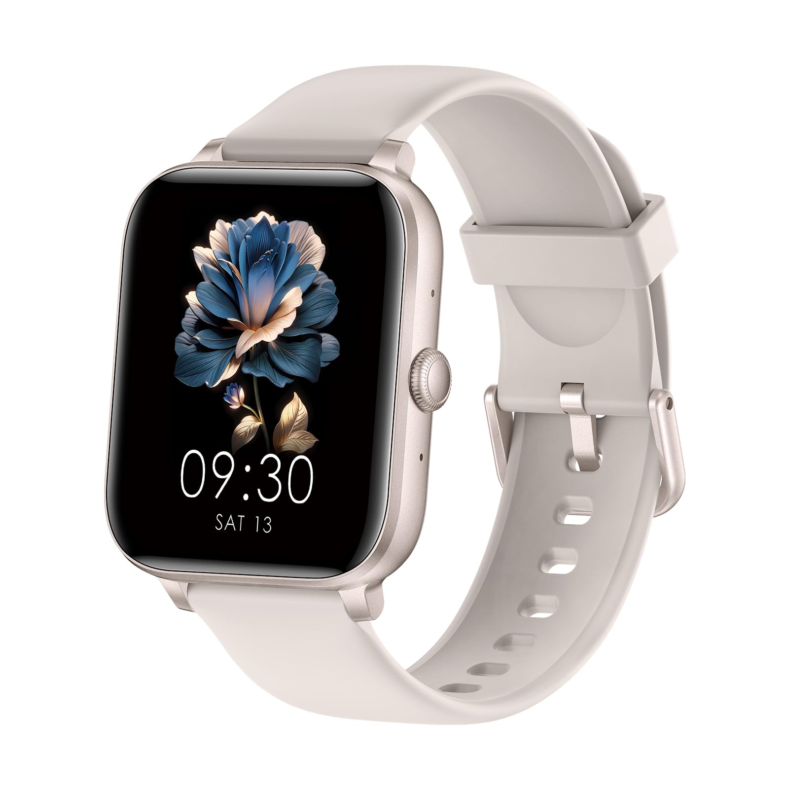 Montre Connectée Femme Homme avec Appel Bluetooth, 1.85"HD Ecran Incurvé Smartwatch Podometre/Sommeil/Cardiofrequencemetr, Montre Sport avec 130+ Modes Sportifs, Montre Intelligente Étanche IP68