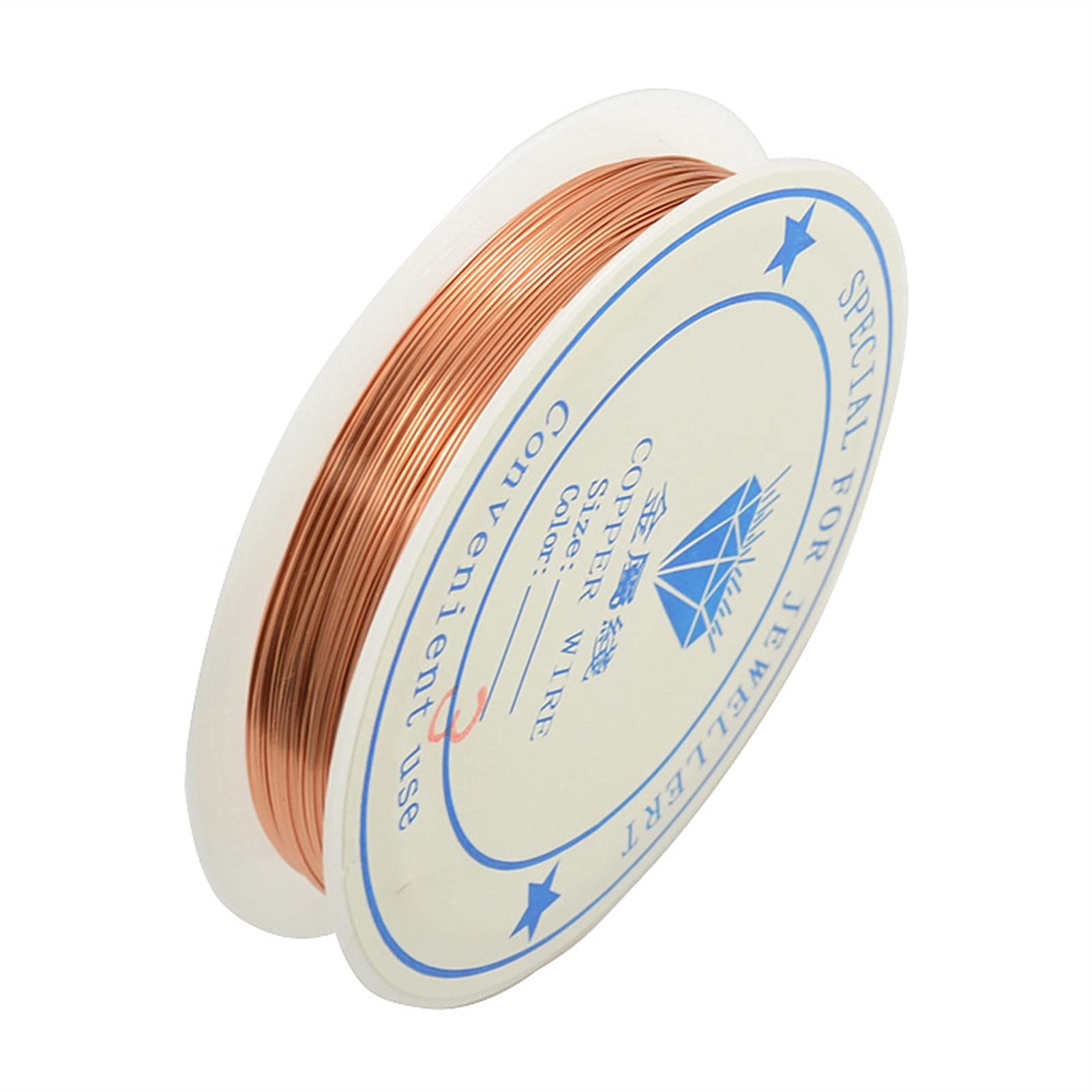 حرفة الخرز الأسلاك، سلك colorfast النحاس للسوار قلادة مجوهرات جعل الاكسسوارات ديي 0.2/0.5/0.3/0.5/0.6mm / 1mm (Color : 1.Browm, Size : 0.8mm 3.5Meter)