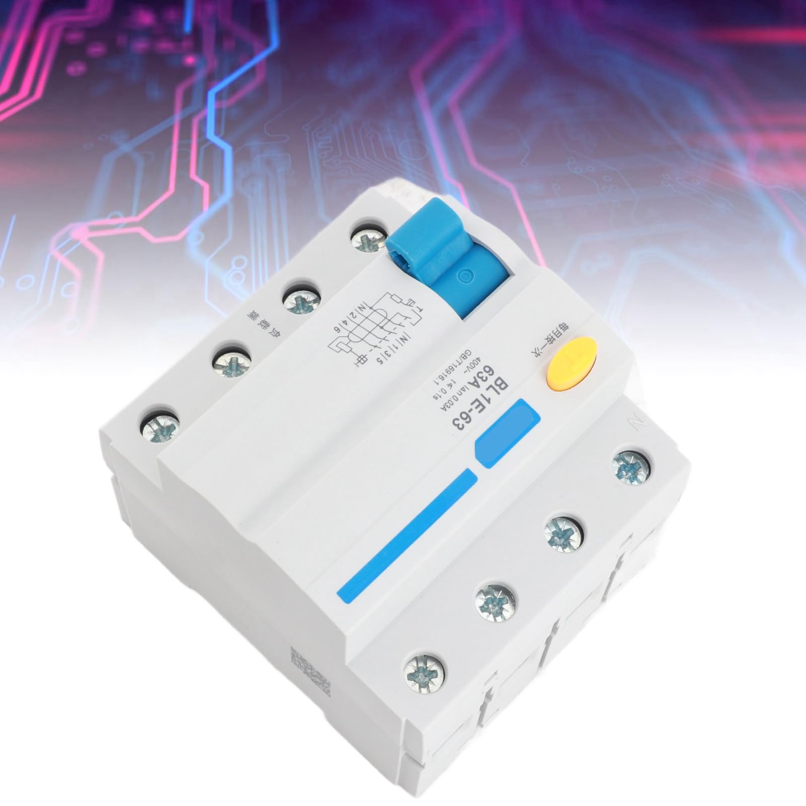 Disjoncteur Différentiel BL1E-63 3P+N 63A - Salvavita C63 Triphasé 230V 30mA