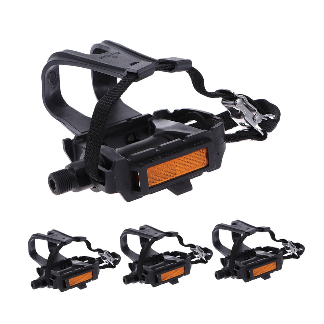 Alipis 2 Pares Correas Ajustables Antideslizantes para Pedales De Bicicleta Aplicables para Ciclismo Bicicleta De Carretera