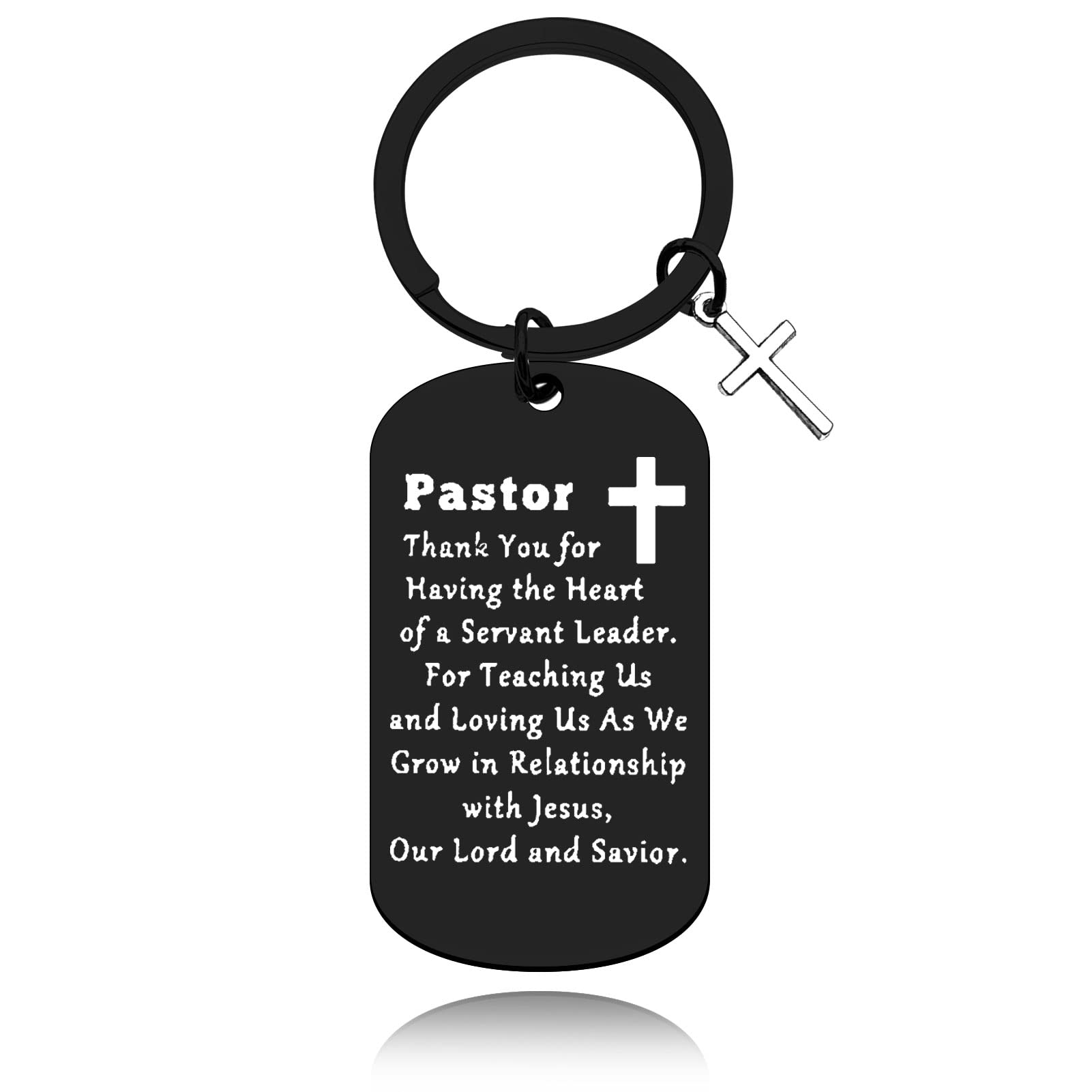 Thank You Pastor Gifts Keychain Appreciation Gift for Wedding Pastor Father Day Keyring Gift for Religious Congregation Church Pastors Youth Pastor