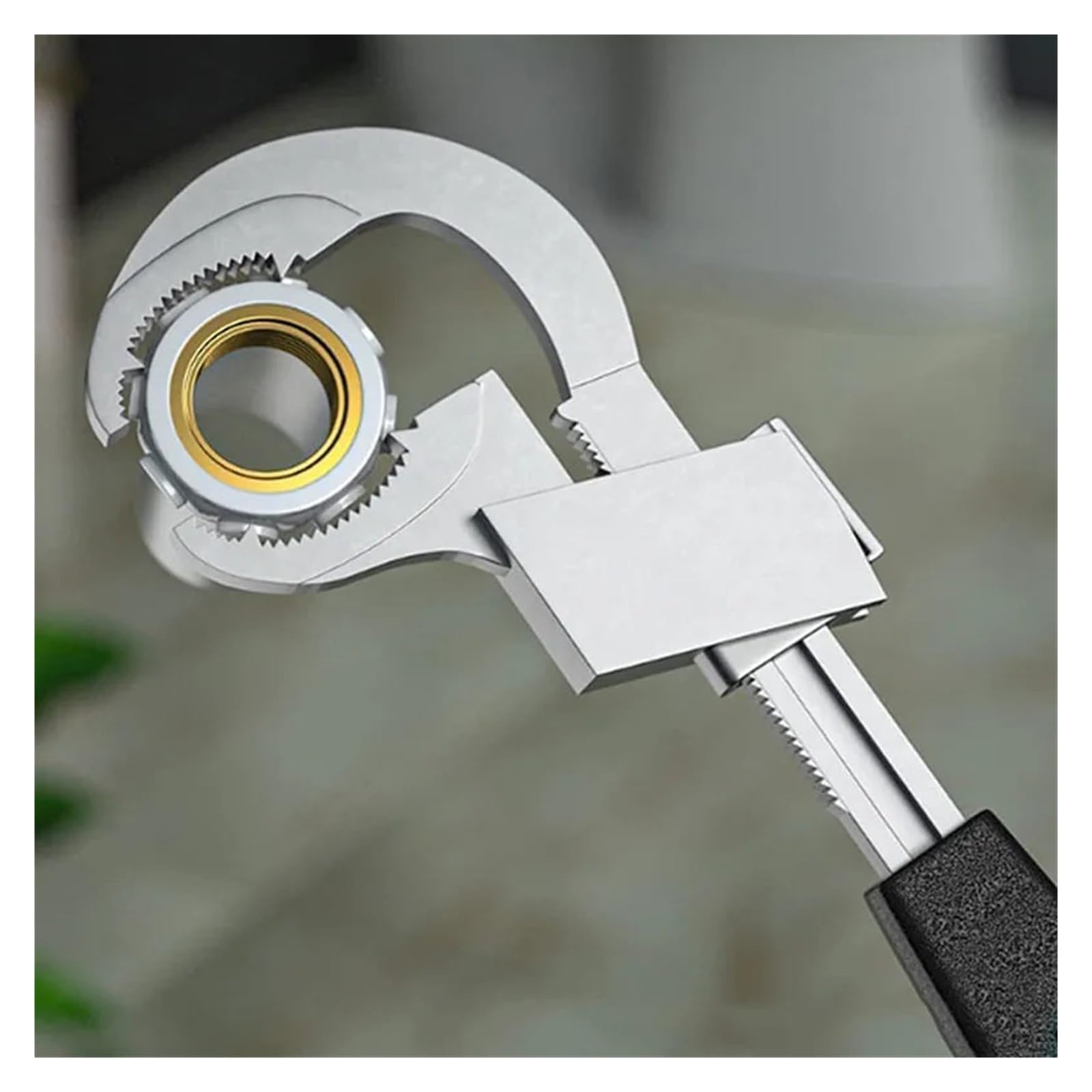 Chiave Universale Regolabile For Lavandino, For Multiuso, Strumento Di Installazione Manuale For La Riparazione Del Bagno E Del'idraulica Domestica Precisione Per Spazi Ristretti