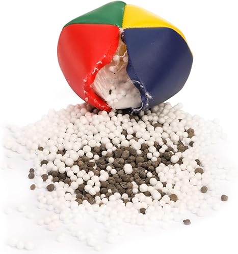 Miniatura 5 de Lawei Paquete de 36 pelotas de malabarismo para principiantes, kit de bolas de malabarismo suaves y duraderas de 2 pulgadas, mini bola colorida de