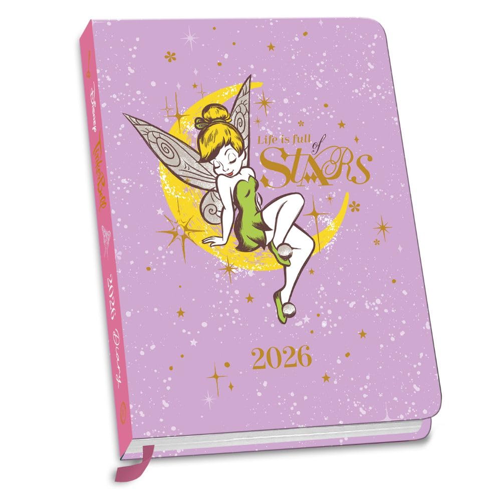 2026 DIARY DISNEY TINKERBELL WEEK TO VIEW A6 POCKET DIARY OFFICIAL PRODUCT