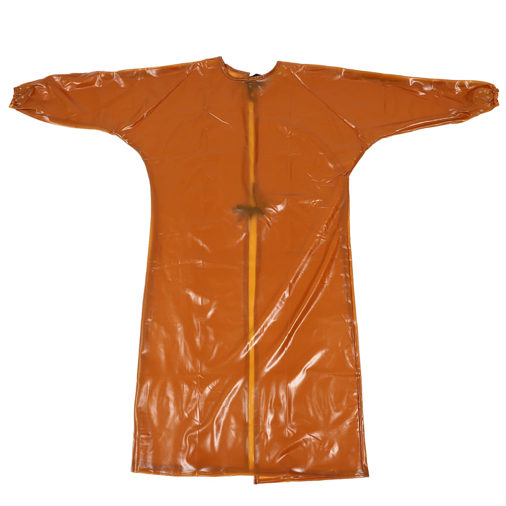 HOMSFOU Men's Waterproof Overalls Elastic Cuff Smock Work Rain Gear Overalls for Men Stone