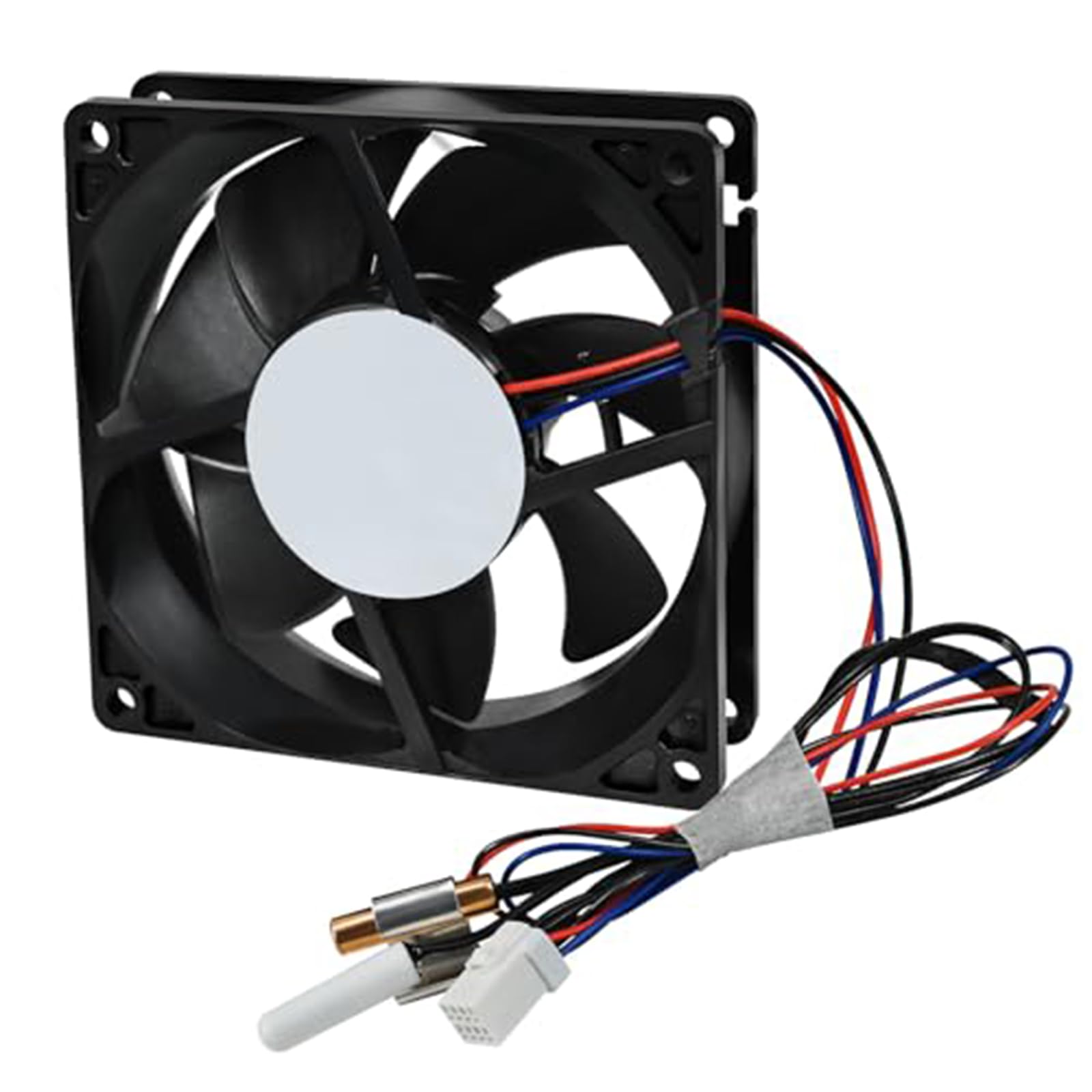 Oxxggkao Quiet Cooling Fan Assembly for Replace W11087438 Refrigerator Evaporator Motor Noise Reduction Quiet Refrigerator Fan Assembly