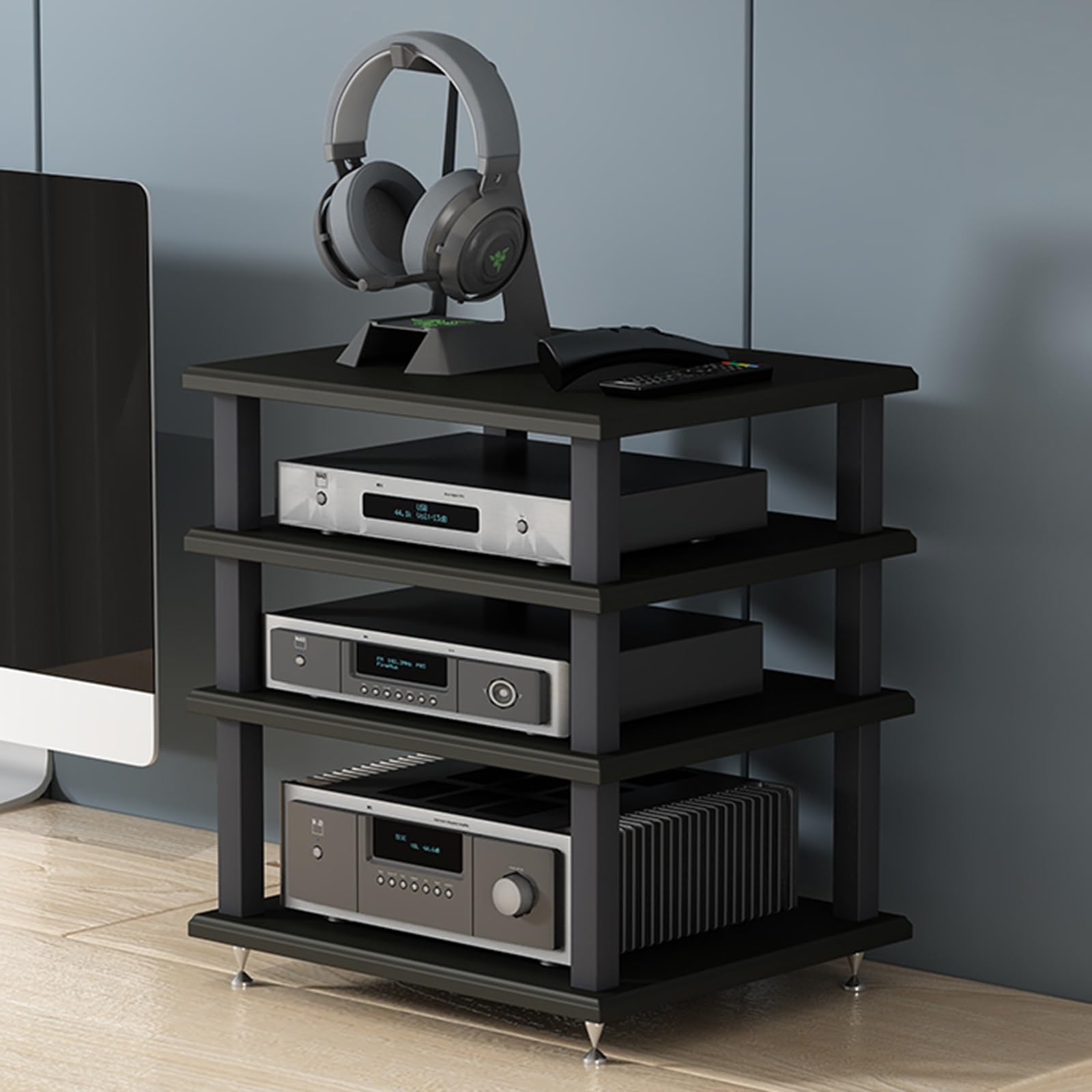 4-warstwowa szafka HIFI o regulowany stojak HIFI gramofon ma stojak odporny na wstrząsy o Equint półka wzmacniacz mocy Sto Solut