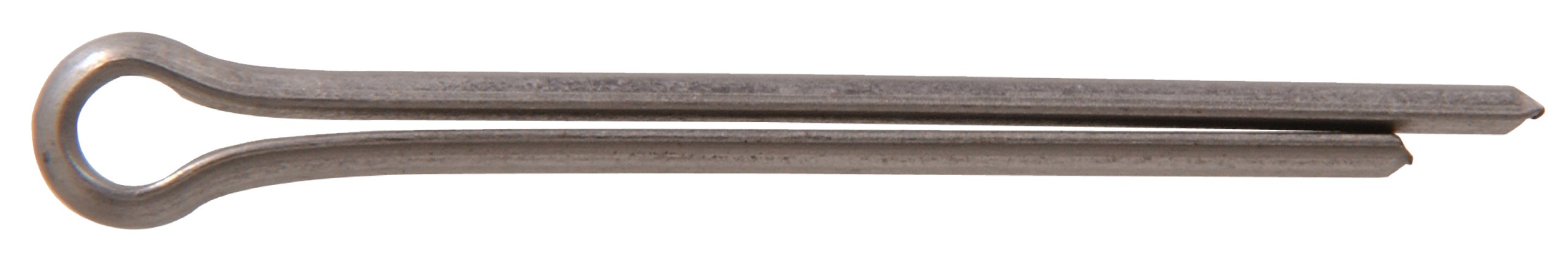 Hillman Cotter Pins, 1/8in x 1-1/2in, 15 Pack, Stainless Steel | Stainless steel finish, secures bolts, shafts, and clevis pins, bendable prongs install with pliers for equipment repair