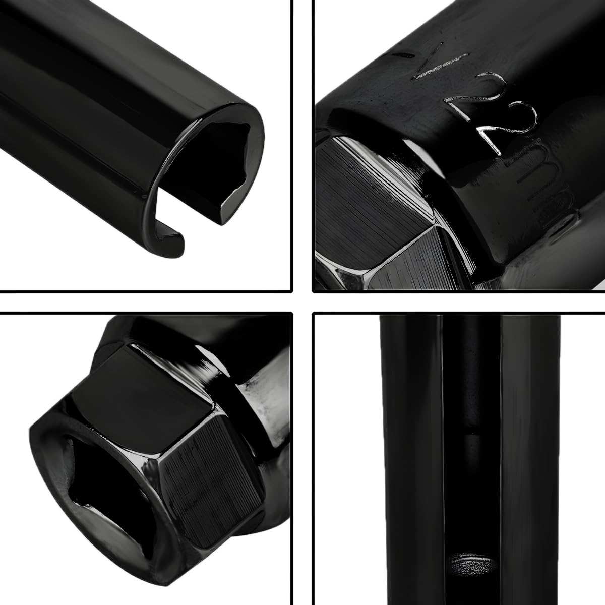 Bussola Per Sensore Di Ossigeno 22mm 3/8" Con Apertura Laterale - Utensile Di Rimozione E Installazione O2 In Acciaio 65Mn, Anticorrosione, Universale