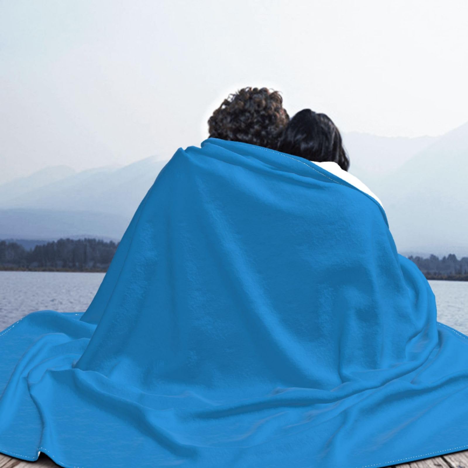 Himlaya Oceano Patchwork Coperta di Flanella Matrimoniale Invernale, Morbida Accogliente Leggera Coperta in Pile per Adulti Bambino Copriletti Coperte per Divano (Blu Verde,130x100cm