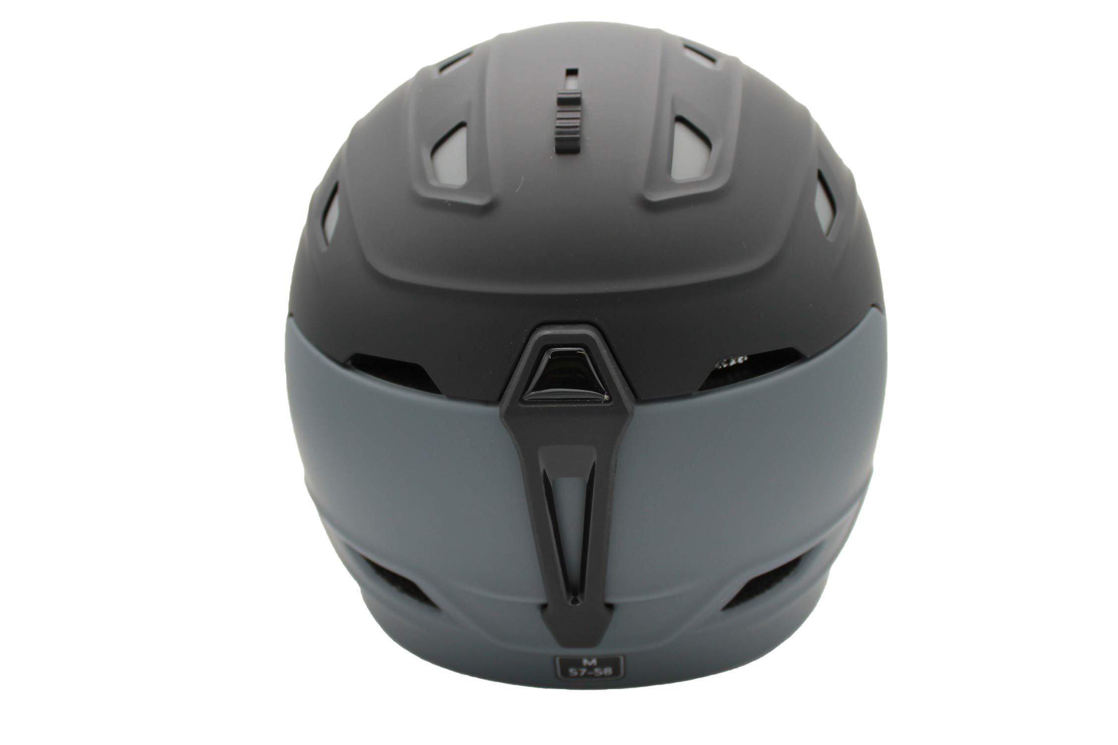 Slokker SKIHELM Randal (Black Grey, 59-60) Sport & Freizeit