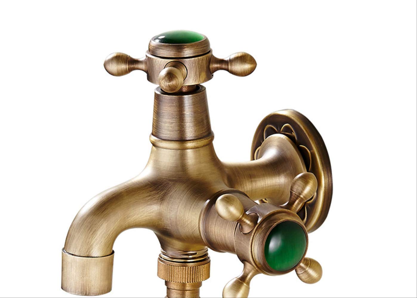 Xazlbiw B Decorative Outdoor Faucet Garden Ibcock Tap Natural Emerald Athroom Washing Machine Mop Syt001