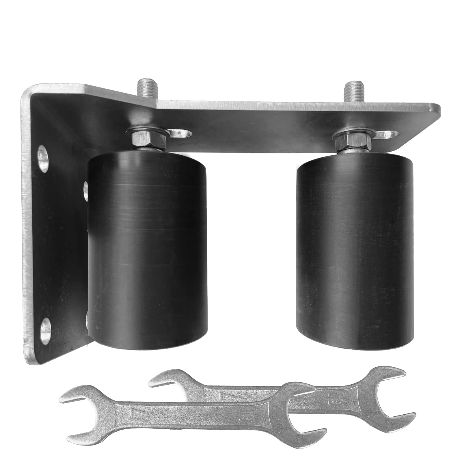 Buy Goyappin Gate Roller Guide, Slide Gate Guide Post Rollers 3" with L