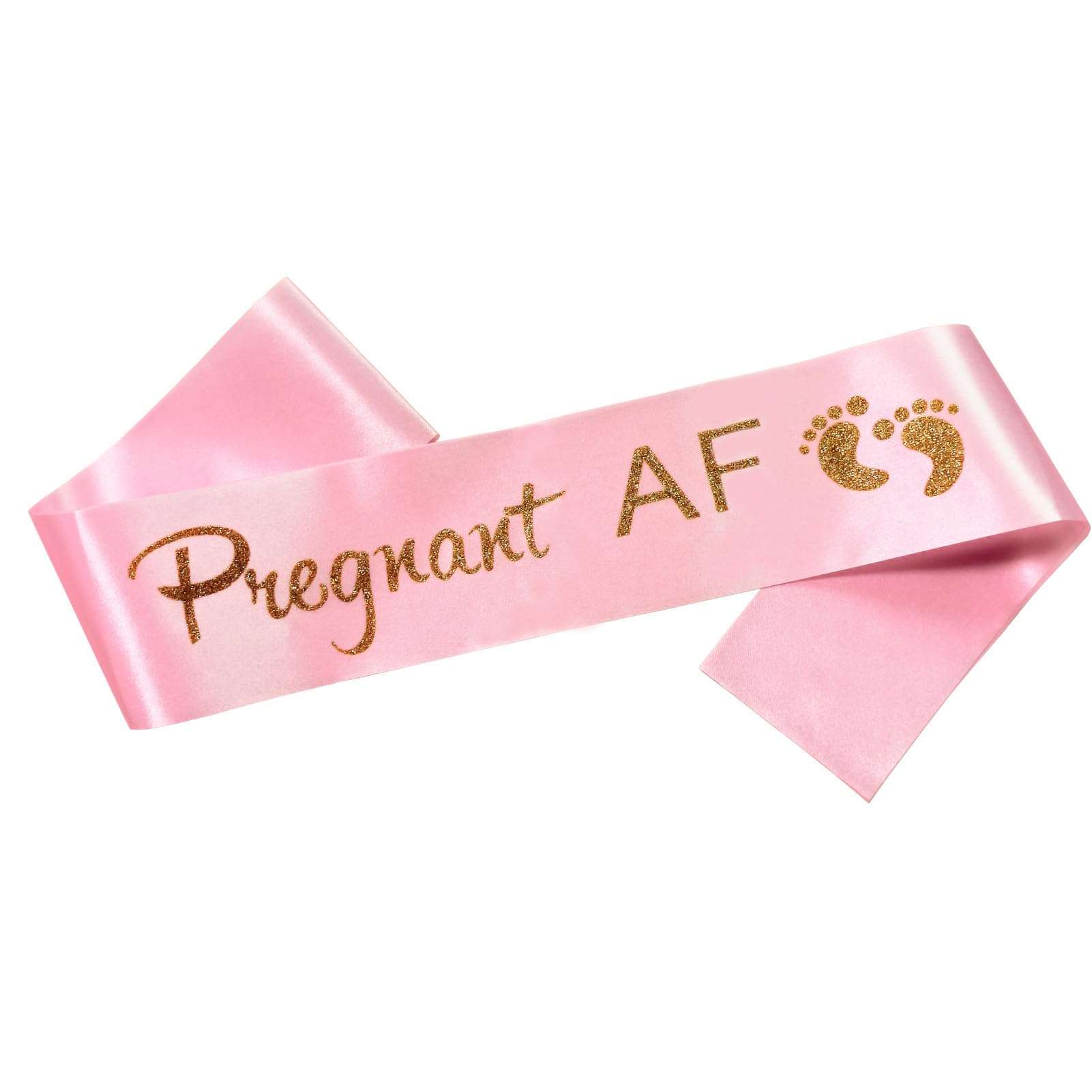 Magnussons Garden Baby Shower Sash Pink Mom to Be Baby Mama Pregnant AF Sash Pink or Blue Boy