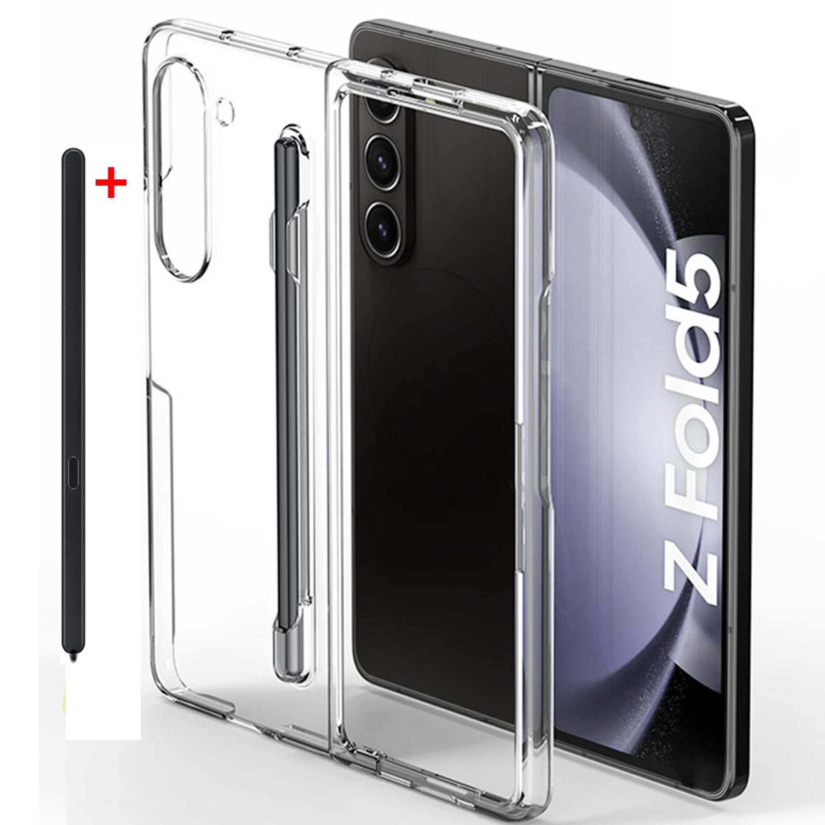 Amazon.co.jp: Gufiire Galaxy Z Fold 5 ケース クリア S