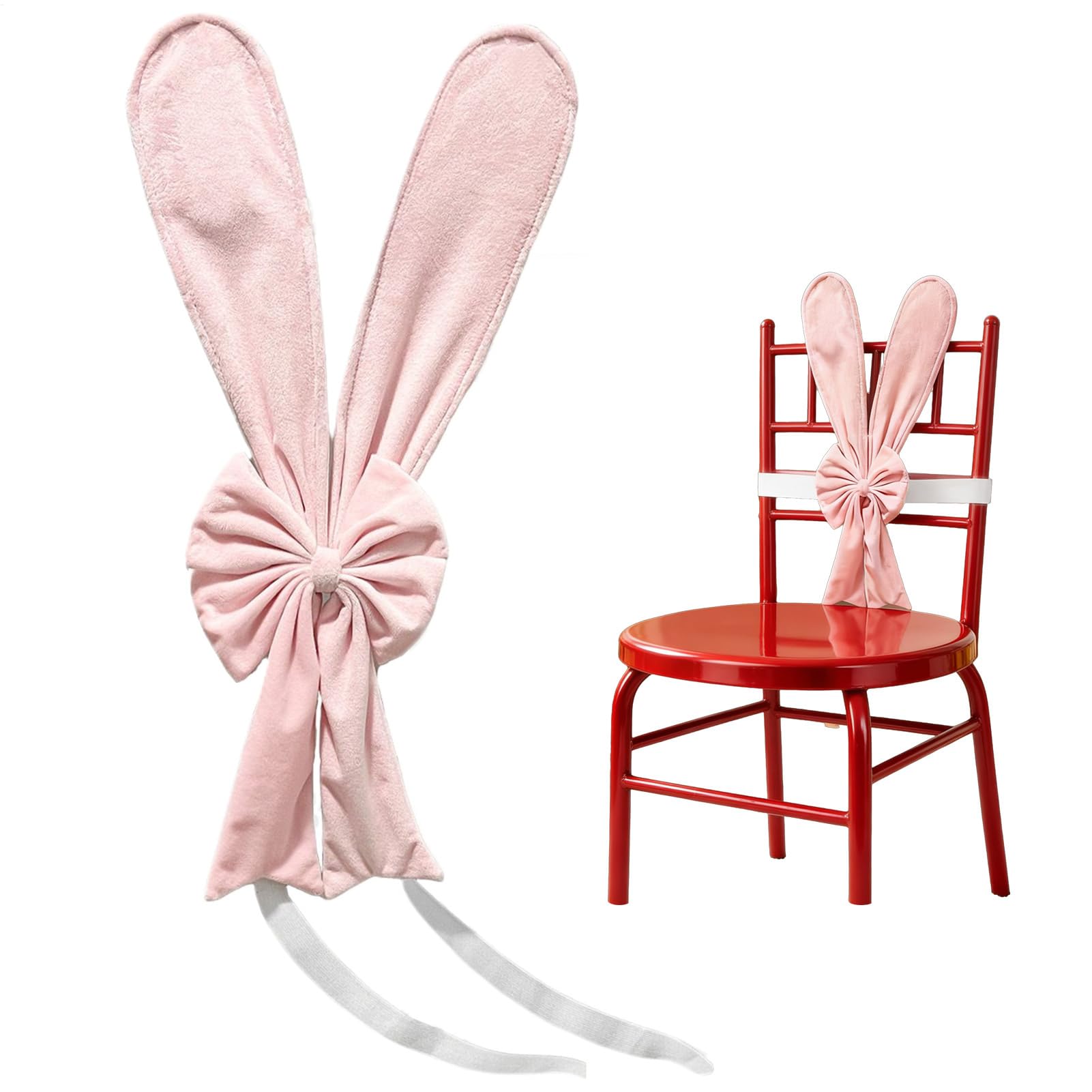 Lazos para sillas estilo Pascua para decorar comedores y taburetes de bar