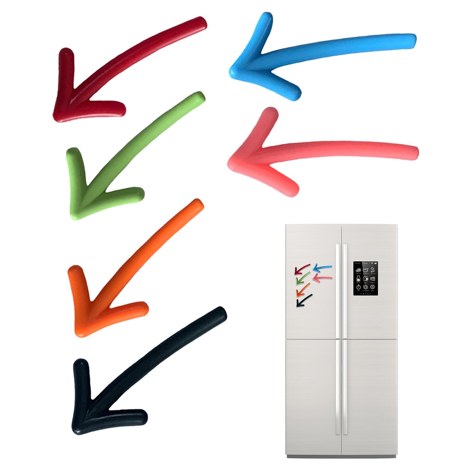 Magnetische pijlen - Verhoog het uiterlijk, 6X Magnetische Pijlen voor Whiteboard | Koelkast Magneten Pijlen Koelkast Magneten Keuken Kluismagneten, Veilig En Geurloos
