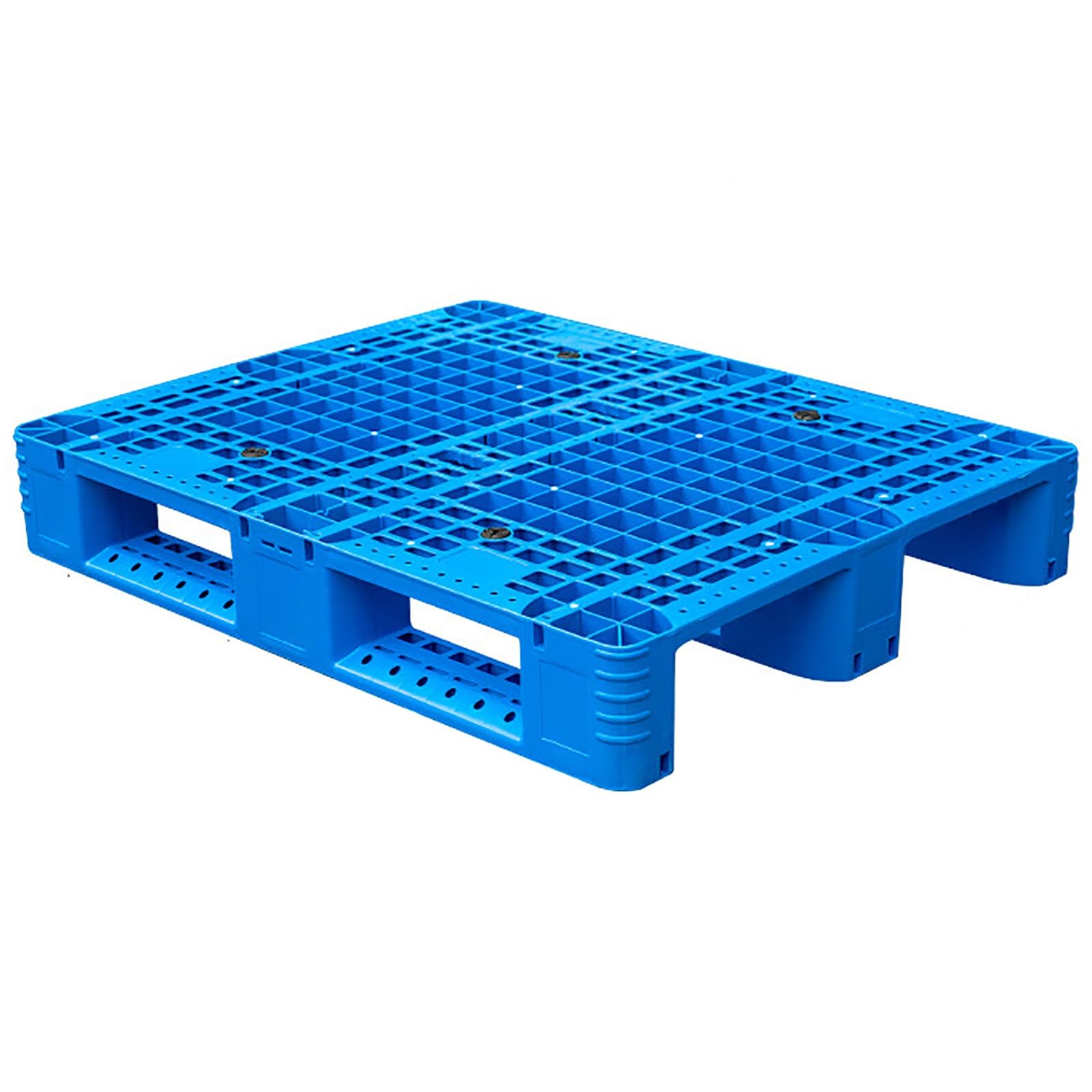 HHOZsafety Lightweight Plastic Pallet Reinforced Grid & Thickened Construction for Warehouse Kitchen Garage & Outdoor Storage 125x100x15cm (49.2x39.3x5.9in)