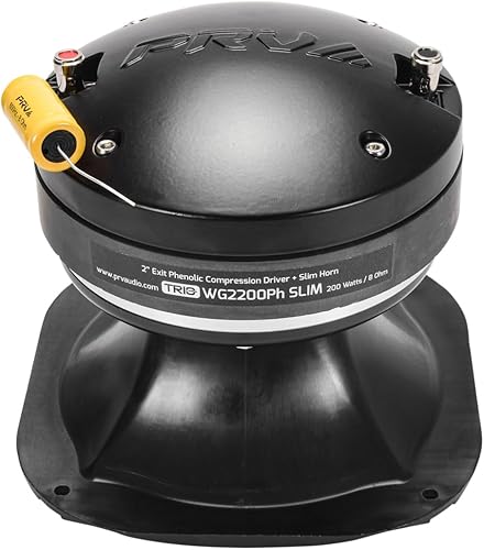 Miniatura 6 de PRV AUDIO Controlador de compresión D2200Ph - Controlador de compresión fenólico de salida de 2.0in para voces altas, sistemas de audio