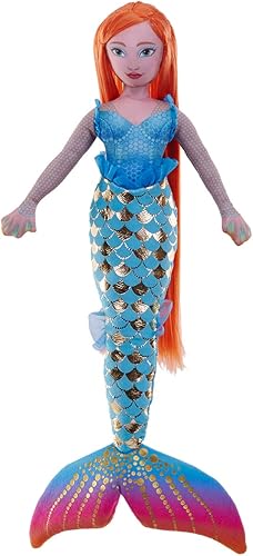 WILD REPUBLIC Misterios de Atlantis, Mística de sirena, juguete de peluche, 20 pulgadas, regalo para niños, juguete de peluche, muñeca, relleno de