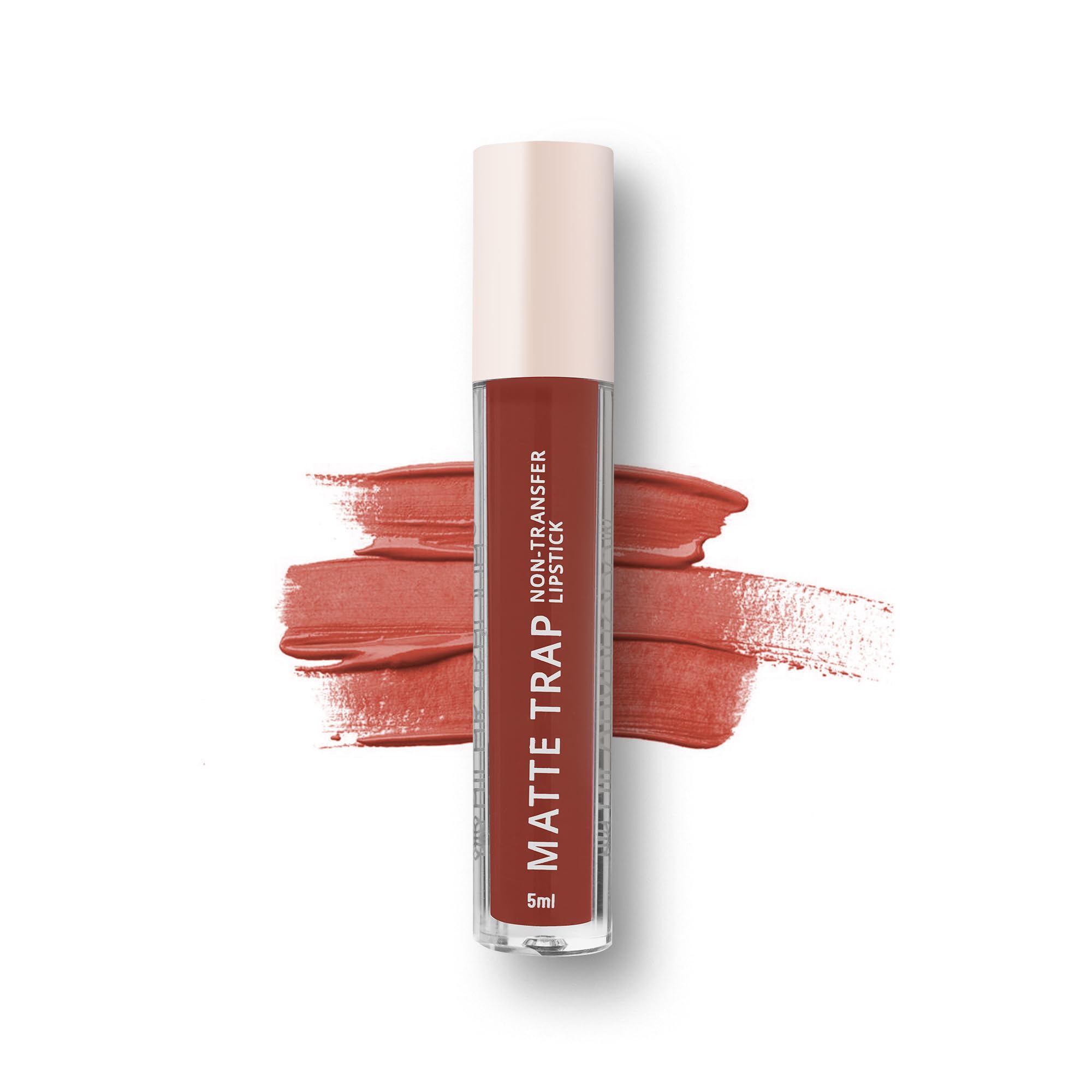 Hilary Rhoda Matte Trap Liquid Lipstick | Non-Transfer & Waterproof Lipstick | 8-Hour Long Stay | Non-Drying Formula | 5ml (Ping me up - Shade 13)-image-11