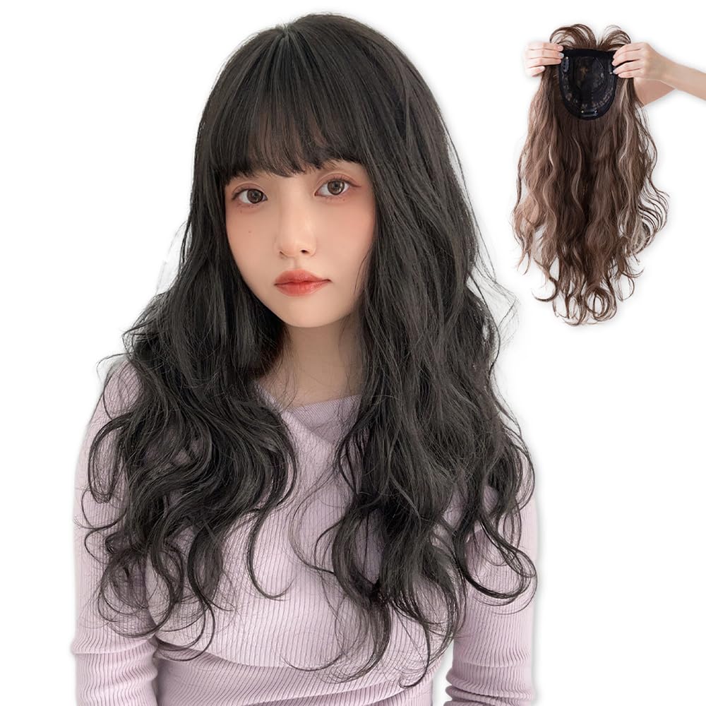 Amazon.co.jp: [ブライトララ] 前髪ウィッグ 部分ウィッグ 付け毛 自然