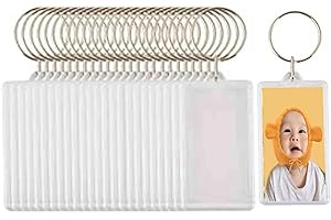 Clear Keychain: Capture Memories with Acrylic Custom Frames