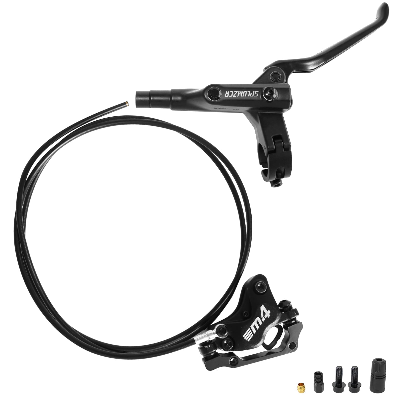 Kit Frein Hydraulique Avant Litepro Pour VTT/EBIKE - Étrier Et Levier Avec Durites 1600mm