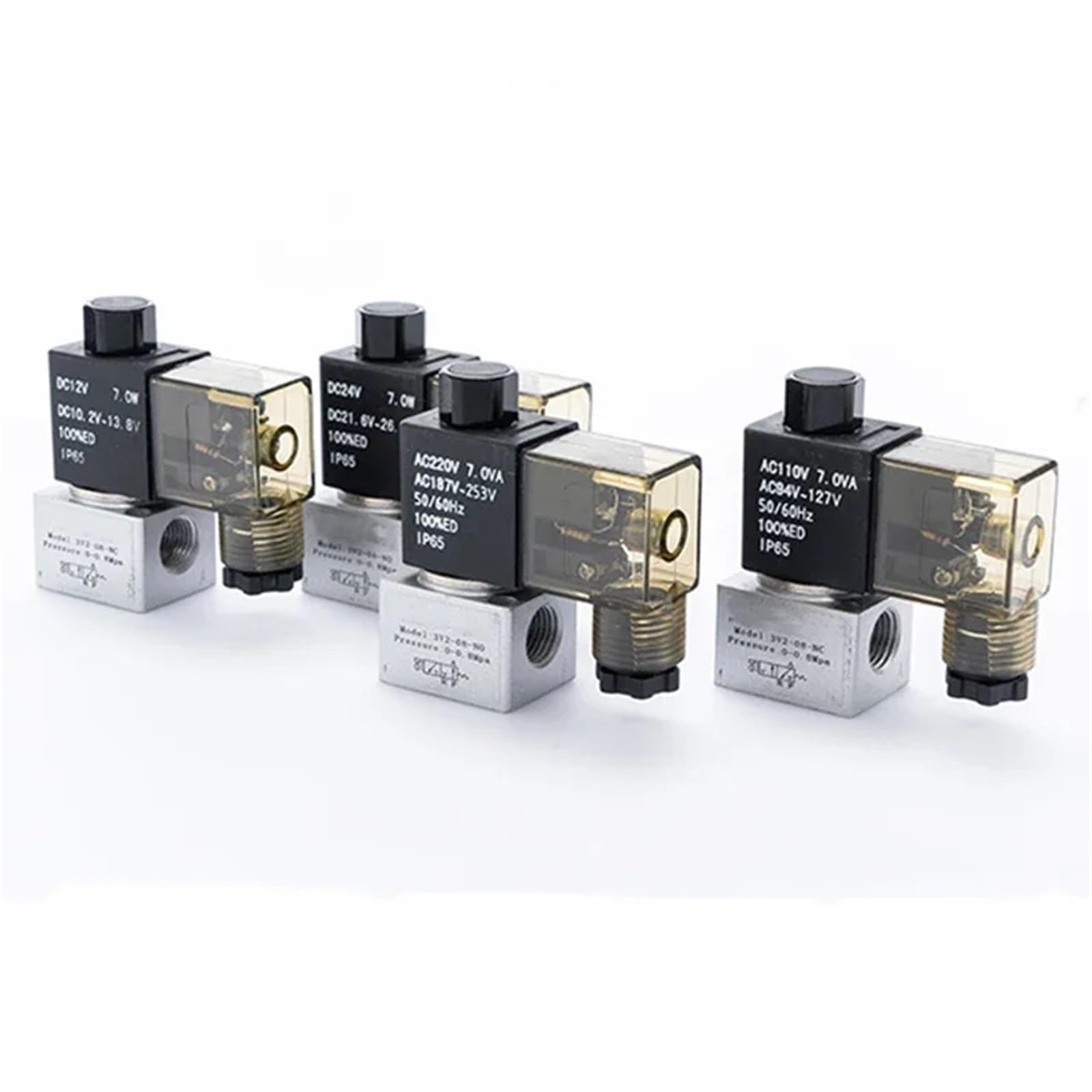 Válvula solenoide de vacío 3V2-06-NC de 12V, componente de inversión para presión negativa