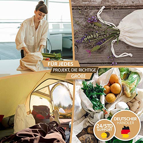 ELES VIDA ZZZB Stofzak, diverse maten, set om te beschilderen, in natuurlijke zakjes, naturel, 25 x 30 cm | 25 stuks, modern - Image 6