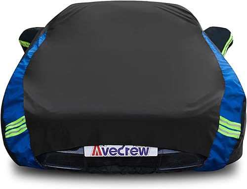 Miniatura 13 de Avecrew para Jeep Wrangler Funda Impermeable de 2 Puertas, Todo Clima para Coche, Funda de Lluvia para Automóviles, Cubierta Completa