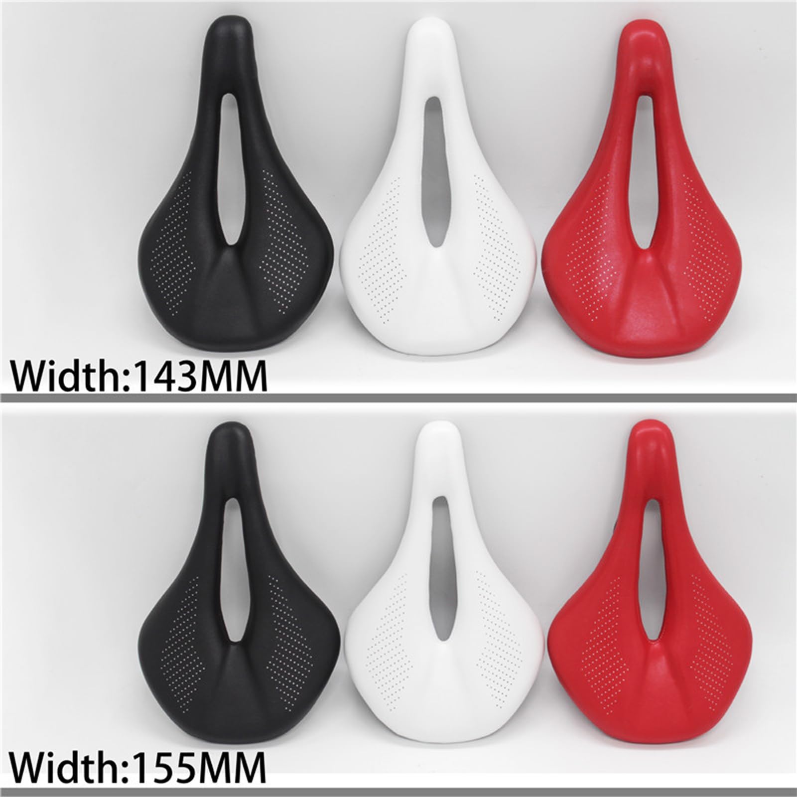 Selle de vélo - OUTAD - Antichoc - Respirante - Confortable - Noir