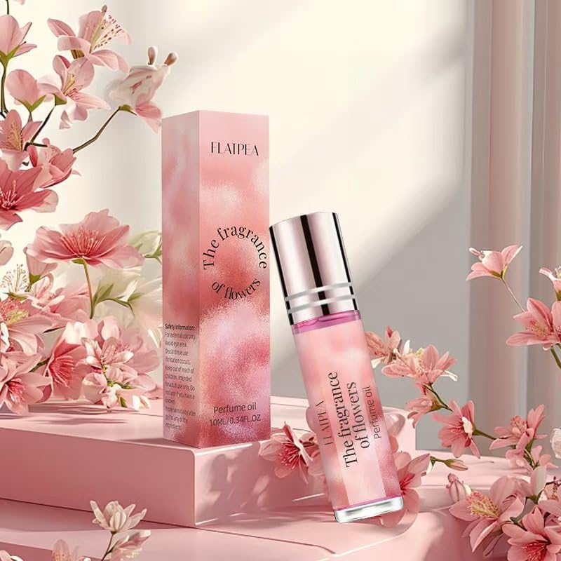 Pheromone Roll On Perfume Oil for Women, Rose Patchouli Geranium Scent, Alcohol-Free Floral Fragrance, Long Lasting Feminine Scent - Image 4