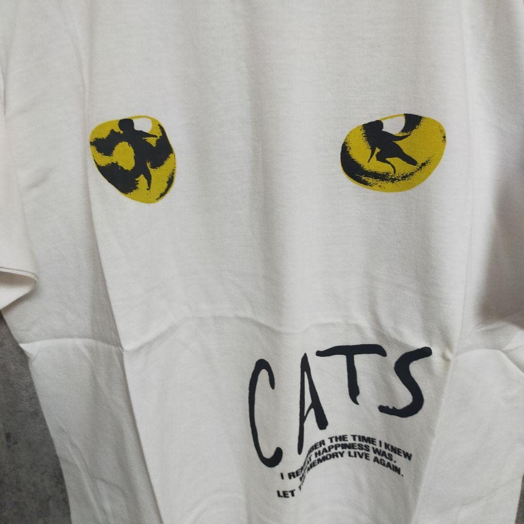 劇団四季 ミュージカル CATS キャッツ　ボア ロゴ　tシャツ M 劇団四季 ミュージカル CATS キャッツ ボア ロゴ tシャツ M
