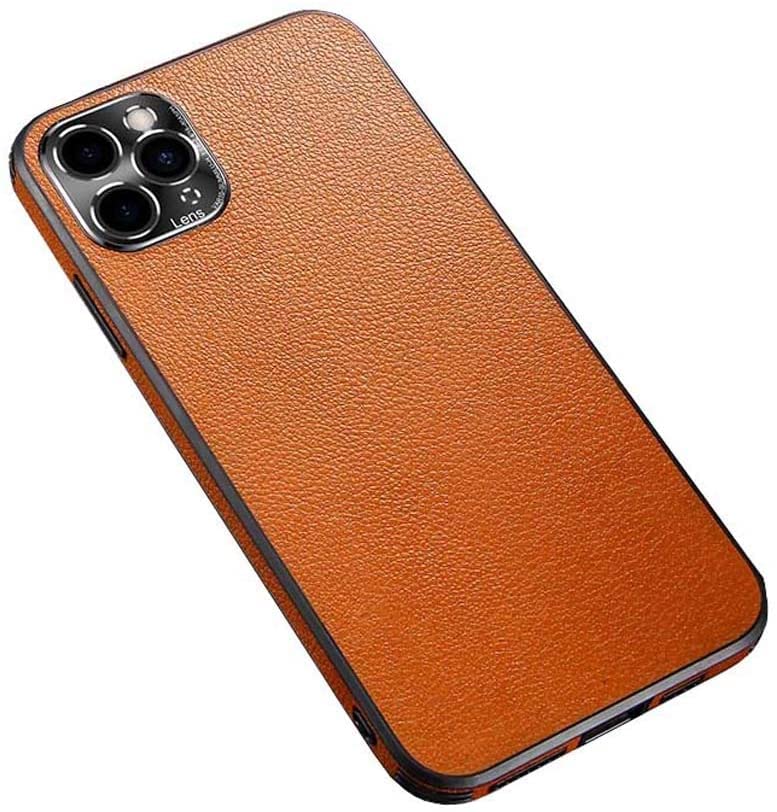 Coque de protection premium iPhone 12 Pro Max orange au design ultra fin