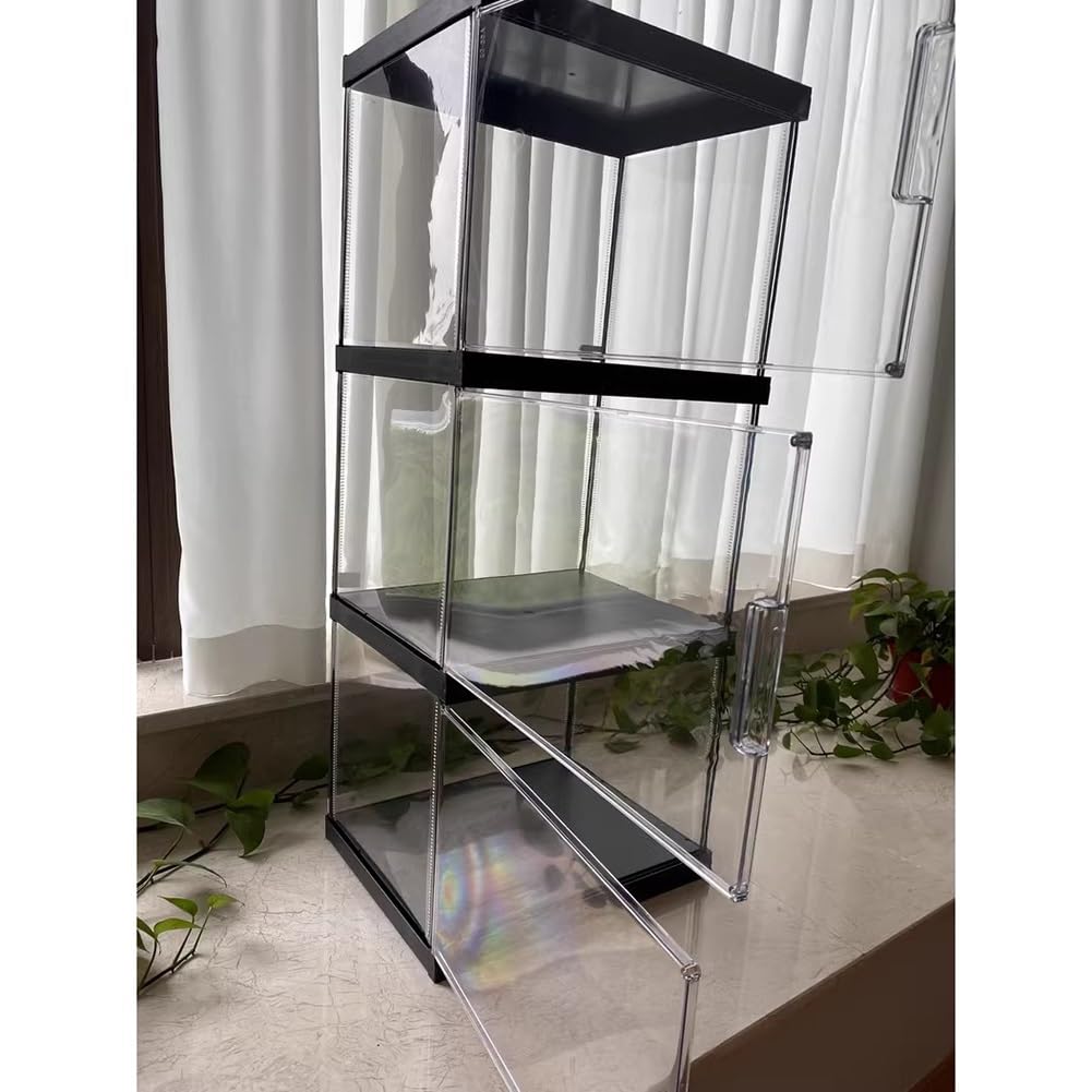 Expositor de Sombreros, Vitrina para Cascos, Soporte para Vitrina de Cascos, Vitrina Transparente de tamaño Completo para Cascos de Motocicleta, Caja Transparente para Figuras coleccionables