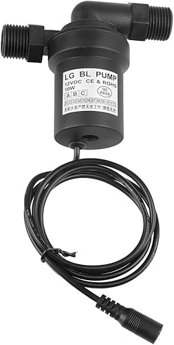 Bomba de circulación de calentador de agua caliente solar DC 12V Bomba de transferencia de agua sin escobillas para sistemas solares térmicos