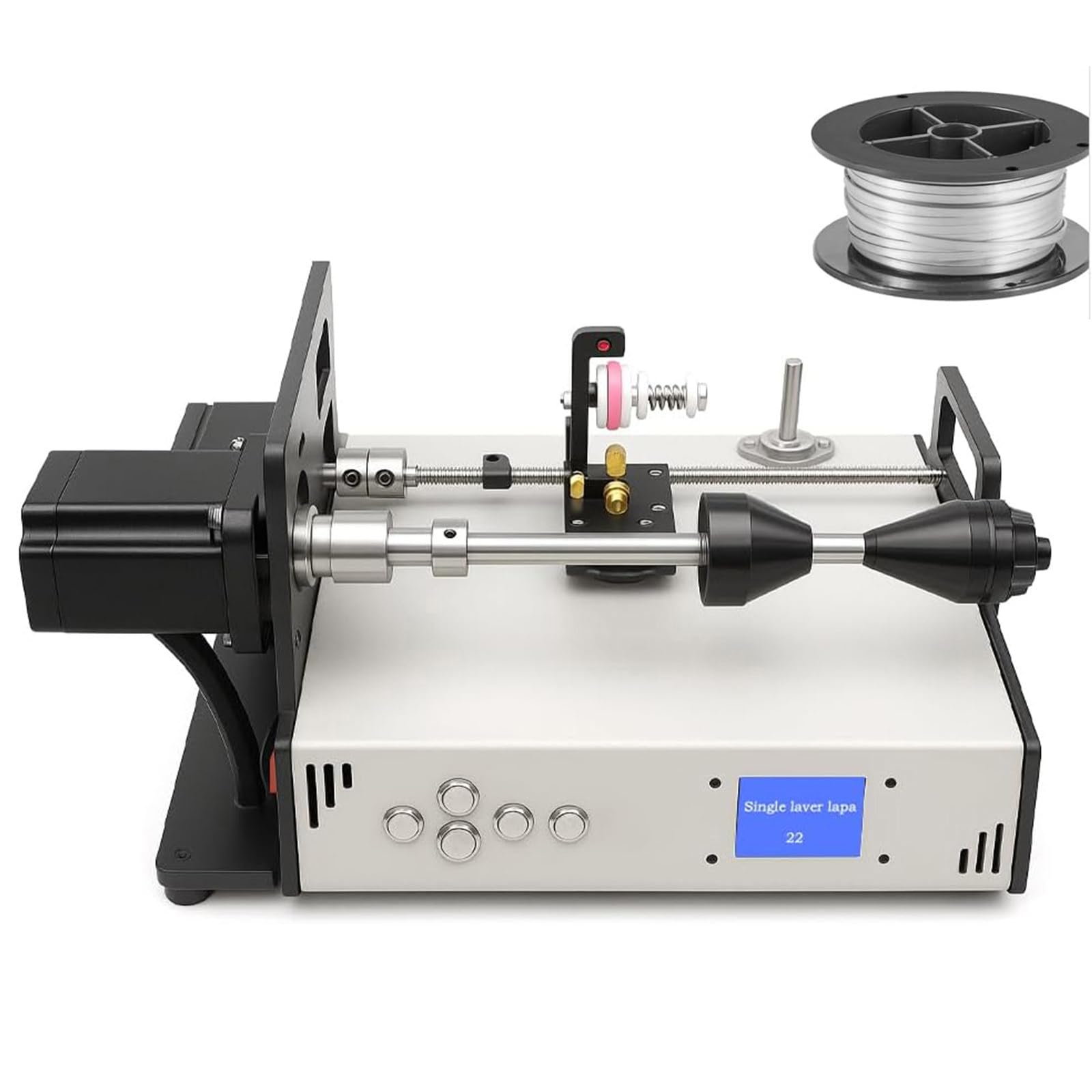 Bobinadora Automática de Bobinas Bobinadora de Hilo de Pescar Ajustable para Cables Líneas de Pesca e Hilos de Seda Que Soluciona El Problema del Bobinado Manual