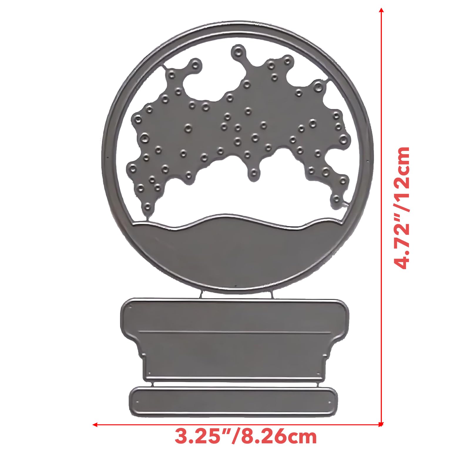 Snow Globe Metal Cutting Dies Hollow-carved DesignStencil For DIY Making Decoration Embossing Dies For Scrapbooking Album Paper Cards Art Crafts - Image 2