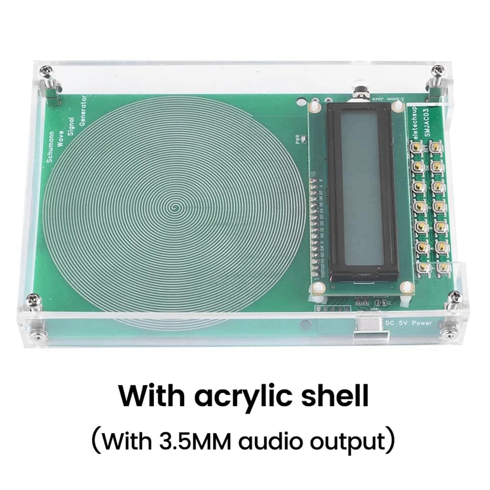 Générateur de Résonance D'Ondes 7,83 Hz Résonateur Audio à Impulsions Ultra-Basse Fréquence Type-C 0,01 Hz-100000 Hz B Réglable