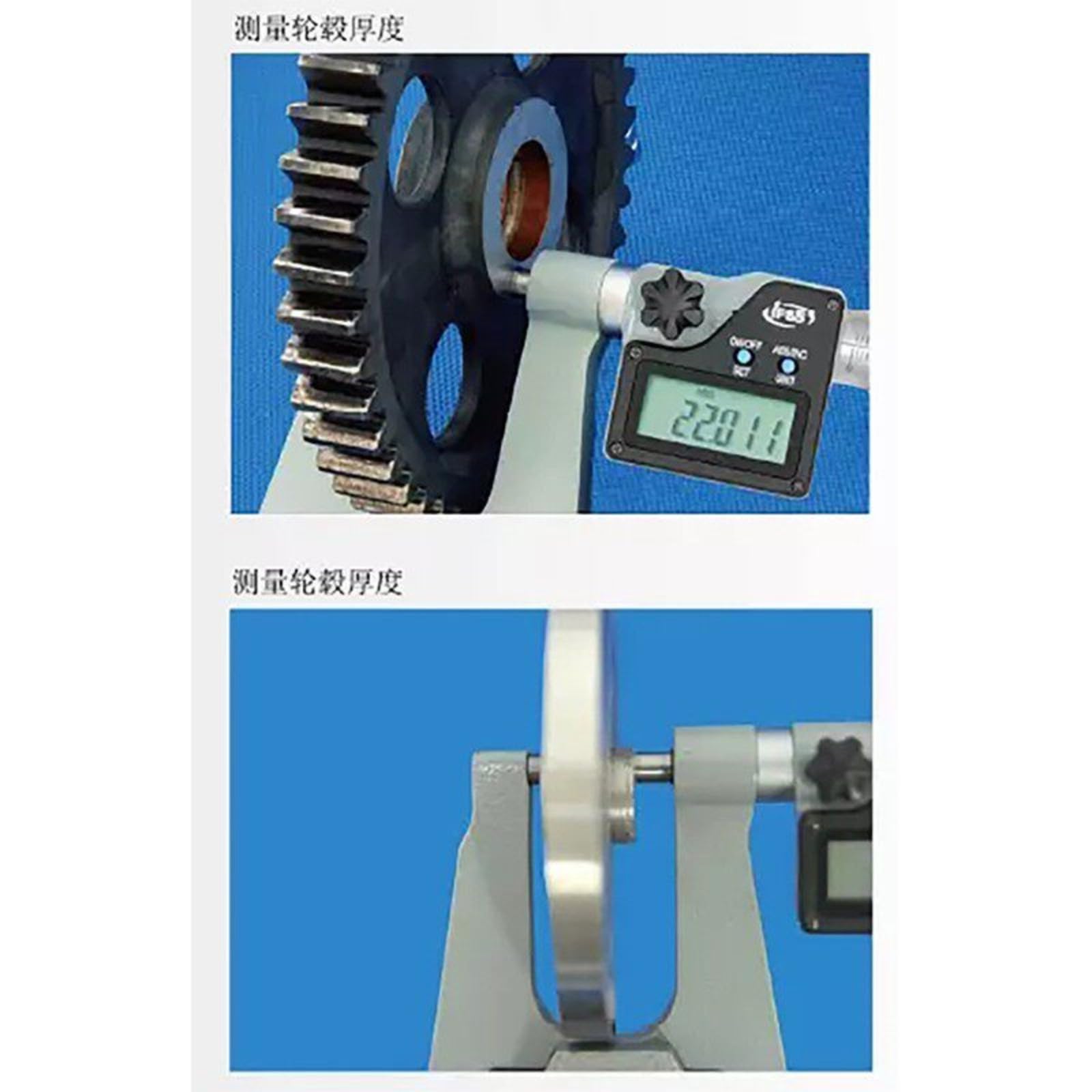 Digitales Bügelmessschraube mit tiefem Bügel, 25-50 mm, 50-100, 0-25