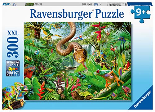 Ravensburger Reptile Resort Puzzle - Rompecabezas de 300 piezas XXL para niños, piezas únicas y duraderas, estimula la curiosidad y habilidades de resolución de problemas para edades de 9+ años, 20x14 pulgadas al completar miniatura 2