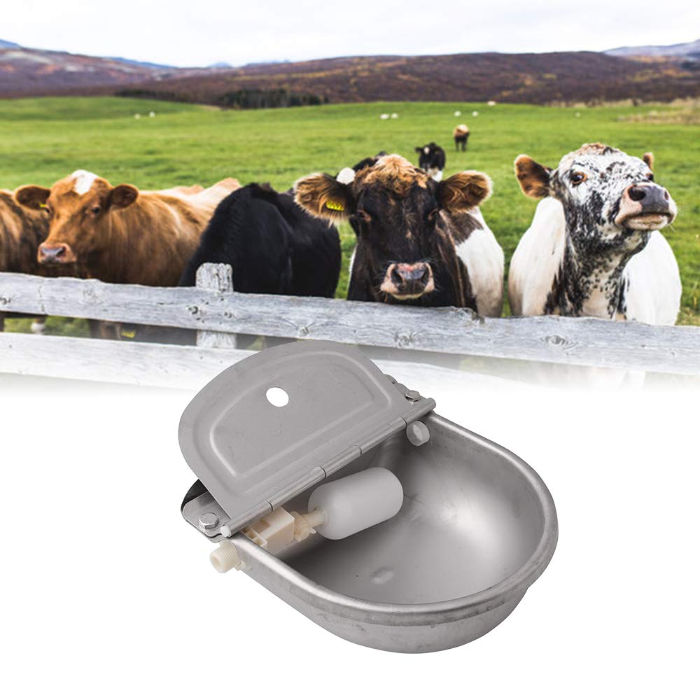 Buy Tylu Automatic Water Trough Stainless Steel Livestock Waterer Feeding Trough Bowl with Float