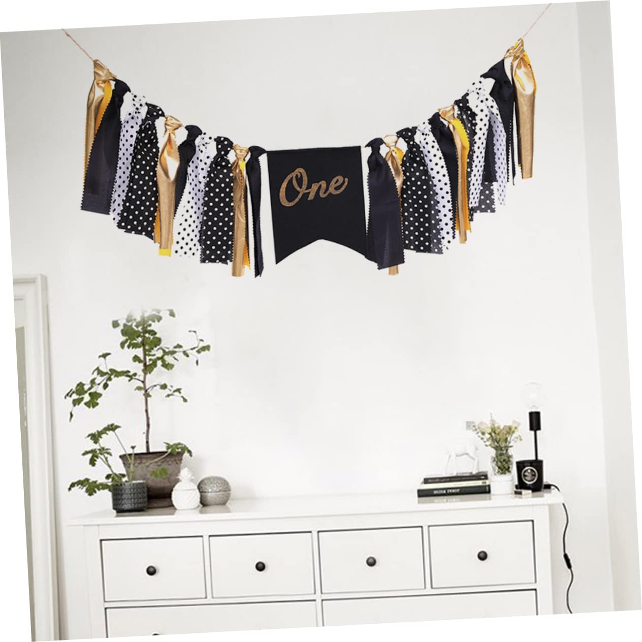 ifundom 3pezzi Striscione Compleanno Per Banner Decorativo Juta Da Metri Per Festa Di Compleanno Adatto Tutti Seggioloni Per Foto e Decorazioni Tema