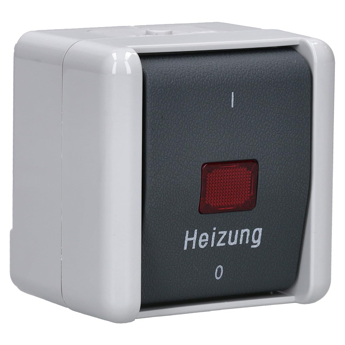 JUNG 802HW Heizung-Notschalter aus 2-polig Serie WG