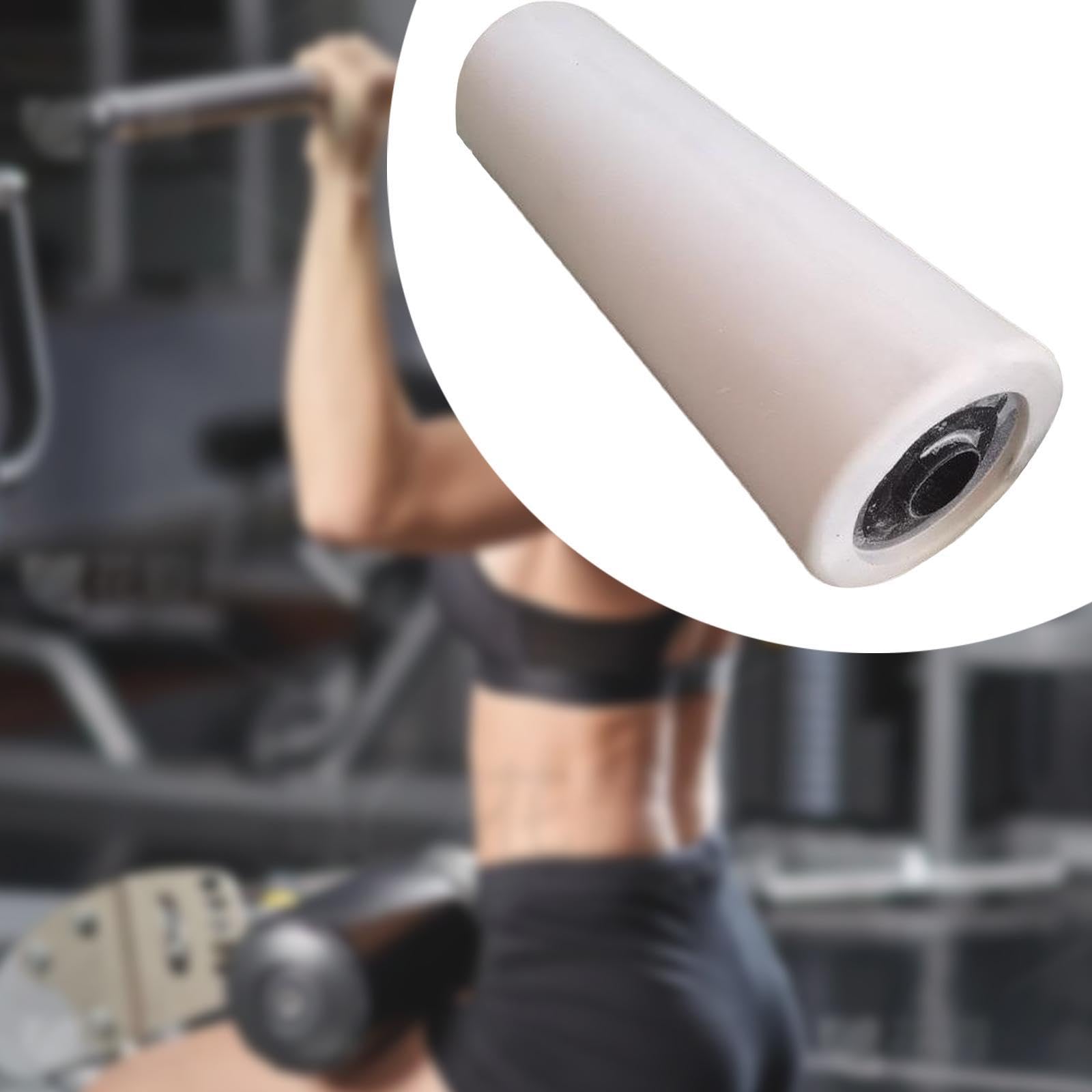 Menolana Foam Foot Pad Roller Replacement 20 in Length Practical PU Leather, Tube Sleeve Foam Roller Support for Strength Training