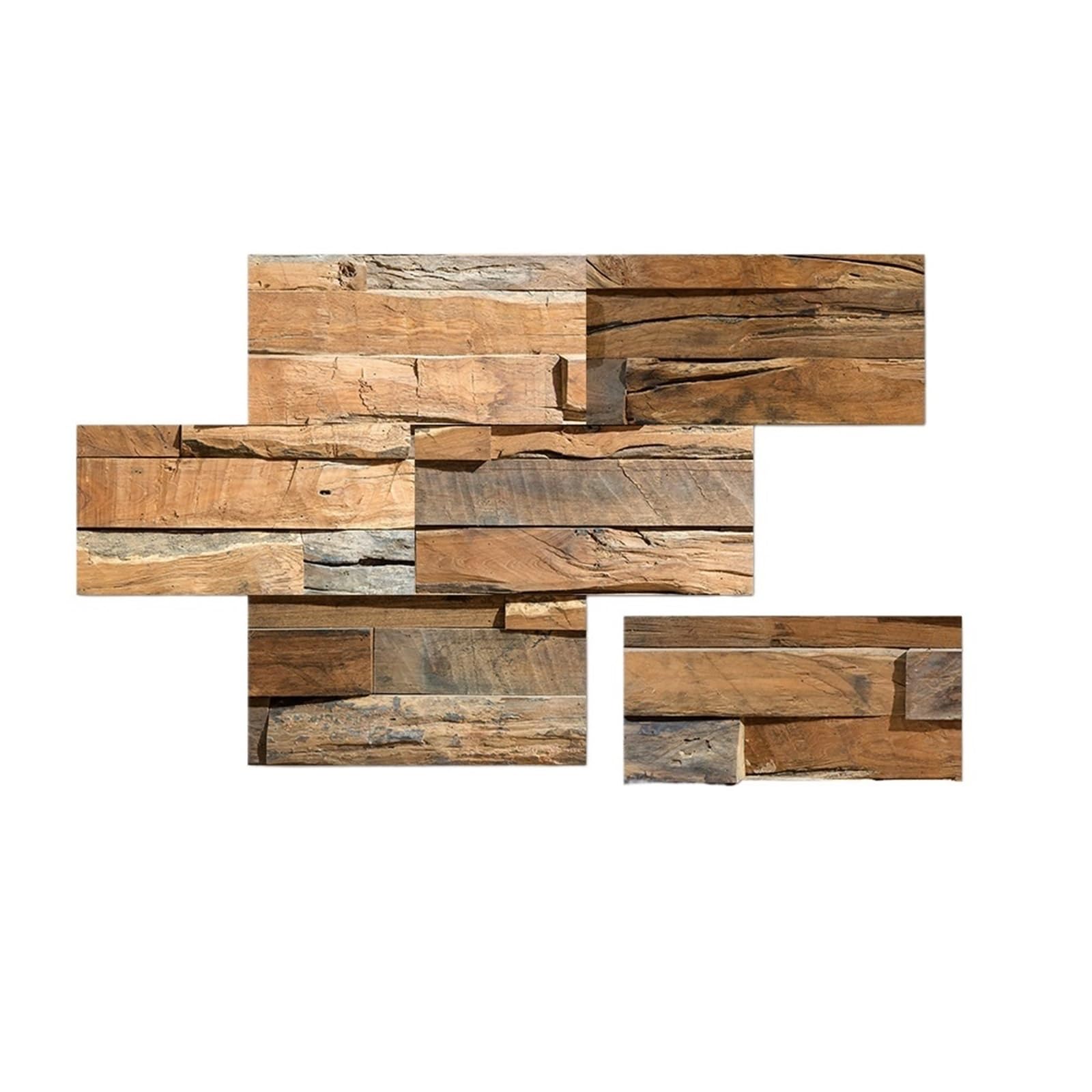 Stick On Tiles 6pc 3D Cobblestone Pattern Wall Stickers Self-Adhesive PVC Sticker Kitchen Bathroom Waterproof(7)