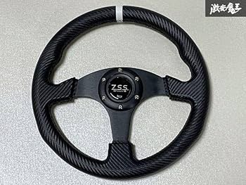 Amazon | Z.S.S. スポーツ ステアリング 330φ 330mm カーボン調