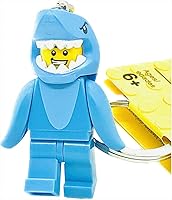 Vista 3 de LEGO 853666 Shark Suit Guy Llavero, Azul